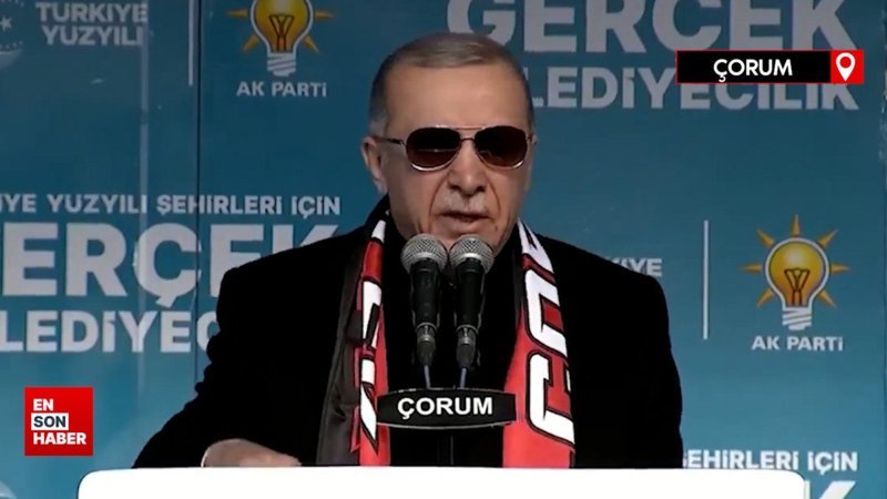 Cumhurbaşkanı Erdoğan’dan Çorum’da ekonomi mesajı