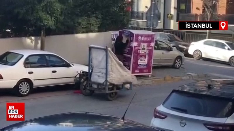 Avcılar'da giysi kumbaralarından hırsızlık