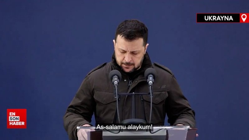 Müslüman askerlerle iftar yemeğine katılan Zelensky: Selamünaleyküm