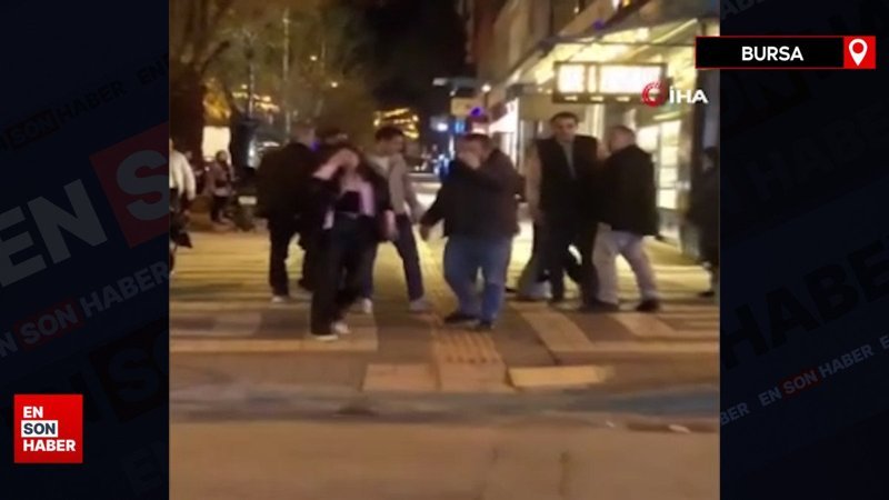 Bursa’da genç kızların kavgası