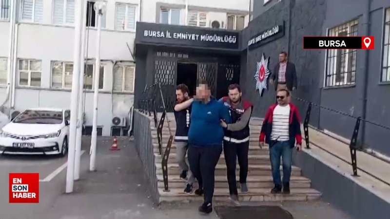 Bursa'da telefon dolandırıcısı sahte polisler kaldıkları villada yakalandı