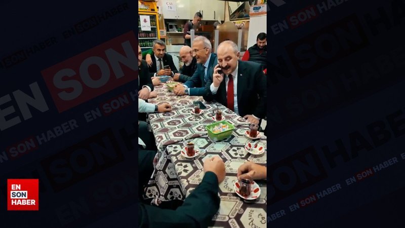 Mustafa Varank ile vatandaş arasındaki hoş sohbet yürekleri ısıttı