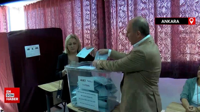 Memleket Partisi Genel Başkanı İnce, oyunu kullandı