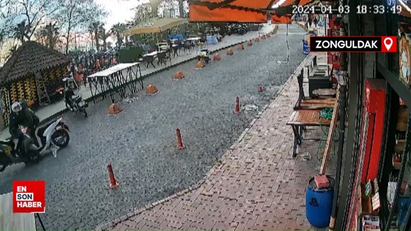 Zonguldak'ta iki motosikletli kafa kafaya çarpıştı