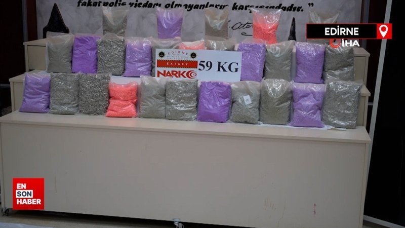 Kapıkule'de 50 milyon liralık uyuşturucu operasyonu