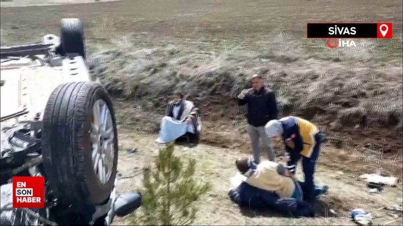 Sivas’ta bayram tatili yolunda kaza