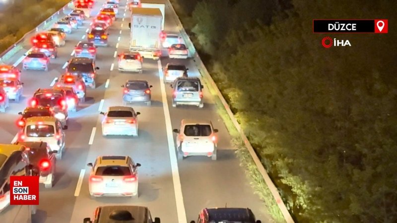 Düzce'de şerit ihlaline rekor ceza: 10 milyon 799 bin lira ceza yazıldı