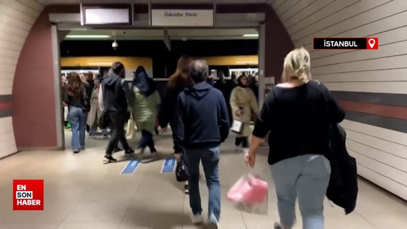 Üsküdar-Samandıra metro hattında arıza