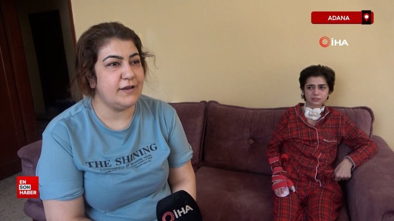 Adana'da hayali hostes olmak olan genç trafik kazası geçirdi hayatını kararttı