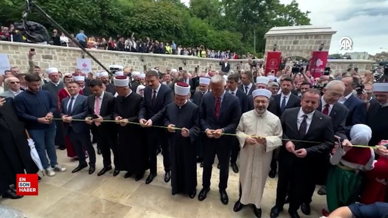 Bosna Hersek'te Arnaudiye Camii yeniden ibadete açıldı