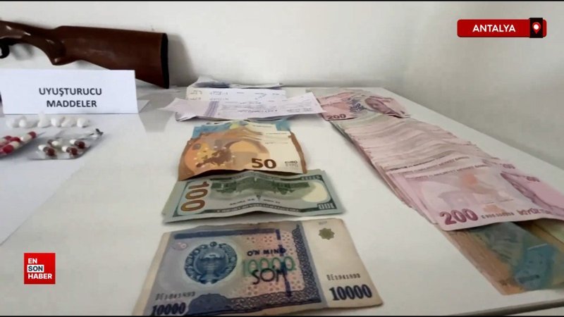 Antalya'da bir organize suç örgütü çökertildi