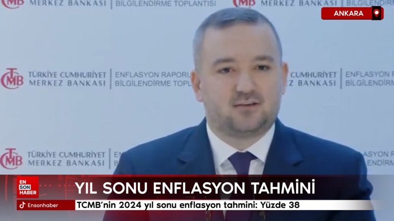 TCMB’nin 2024 yıl sonu enflasyon tahmini: Yüzde 38