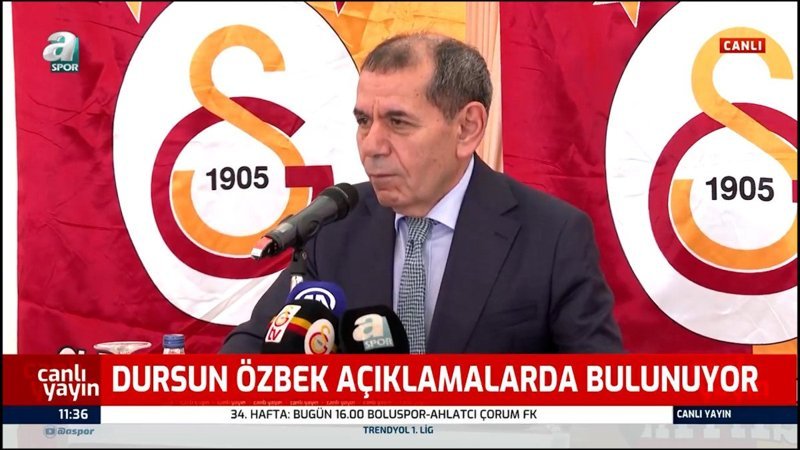 Dursun Özbek: Yeşil sahada geçemiyorsunuz bari yardımseverlikte bizi geçin