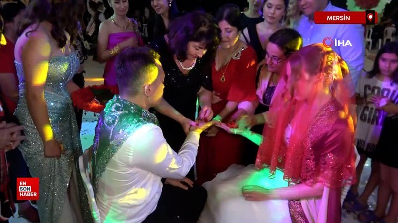 Mersin'de Sibiryalı geline Türk usulü düğün
