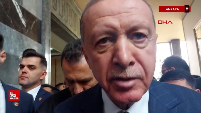 Cumhurbaşkanı Erdoğan, grup toplantısı sonrasında gazetecilerin sorularını yanıtladı