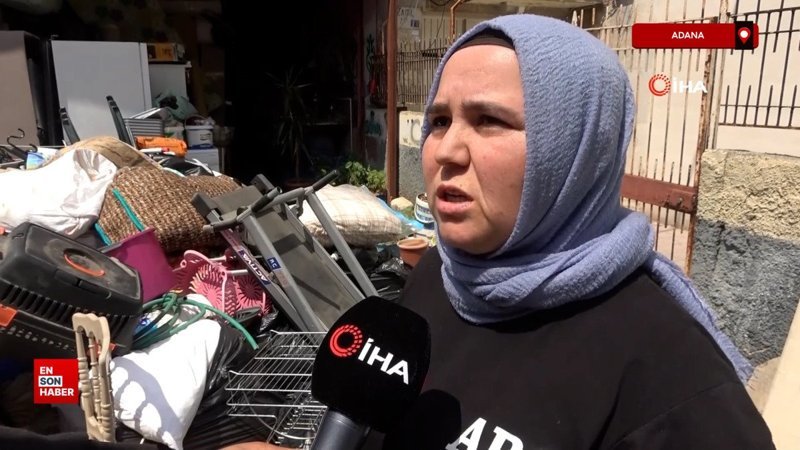 Adana'da bir kadın kirada anlaşamadı :2 çocuğu ile sokakta kaldı