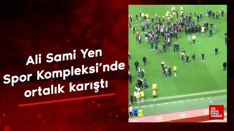 Ali Sami Yen Spor Kompleksi'nde ortalık karıştı