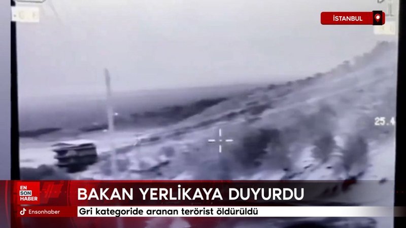 Gri kategoride aranan terörist öldürüldü