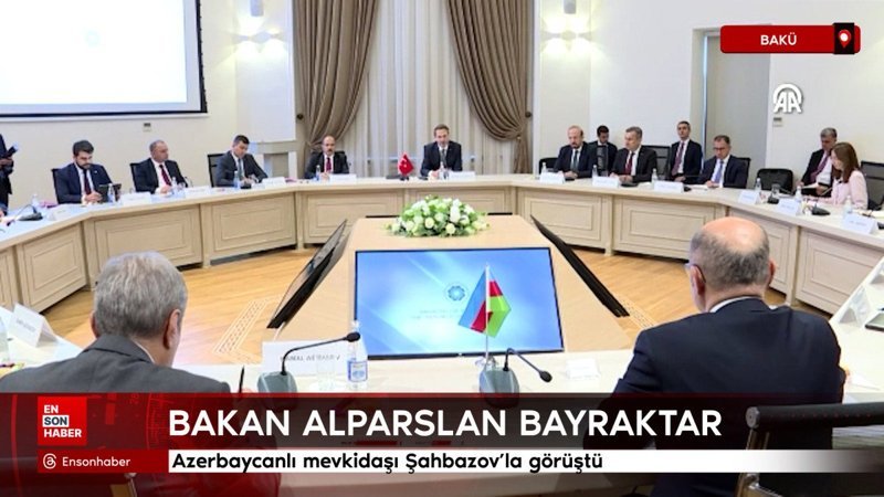 Bakan Bayraktar, Azerbaycanlı mevkidaşı Şahbazov'la görüştü