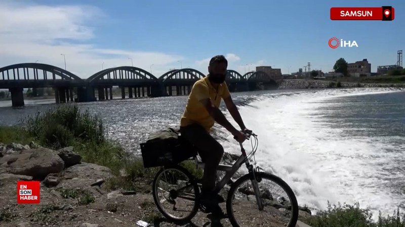 Samsun'da bisiklet gezgini 7 yılda Türkiye’yi 9 kez turladı