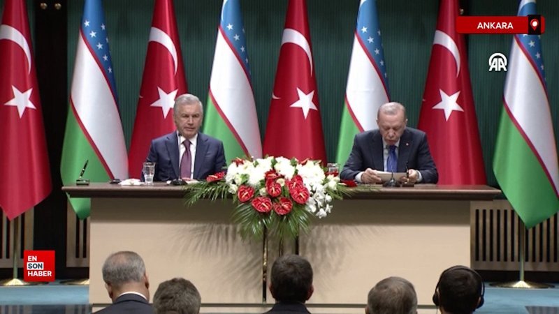 Cumhurbaşkanı Erdoğan: 6 Şubat depremlerinde Özbek halkının desteğini şükranla hatırlıyoruz