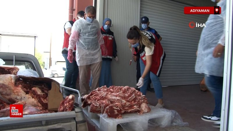Adıyaman'da satılmaya çalışılan tüberkülozlu et ele geçirildi