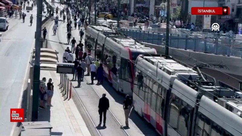 Kabataş-Bağcılar tramvay hattında aksayan seferler normale döndü