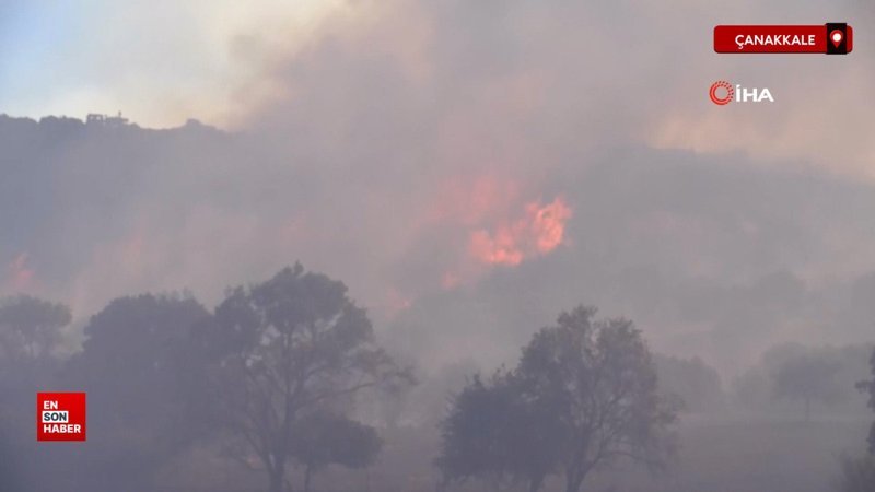 Çanakkale'de tahliye edilen köy sayısı 2'ye yükseldi