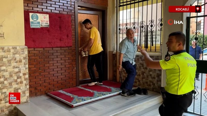 Kocaeli'de dur ihtarına uymadı, namaz kılma bahanesiyle camiye girdi