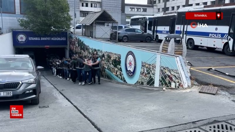 İstanbul’da çete operasyonu