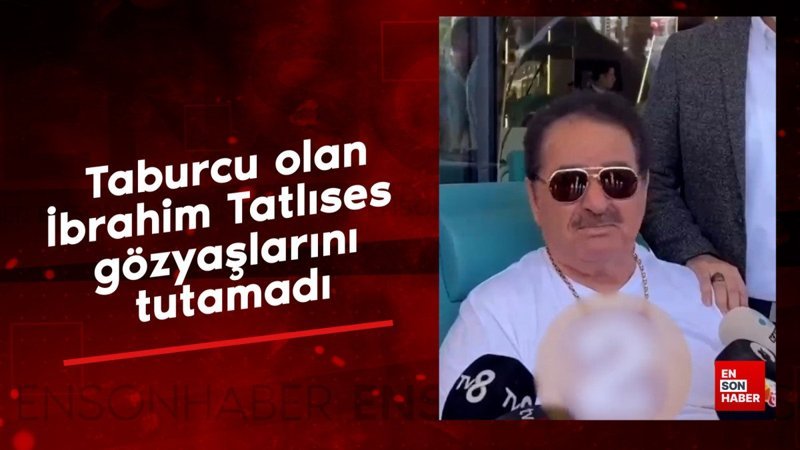 Taburcu olan İbrahim Tatlıses'in gözyaşlarını tutamadı