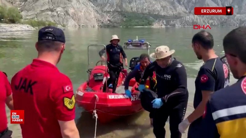 Erzurum'da heyelan sonucu kaybolan 8 aylık bebeğin cansız bedeni bulundu