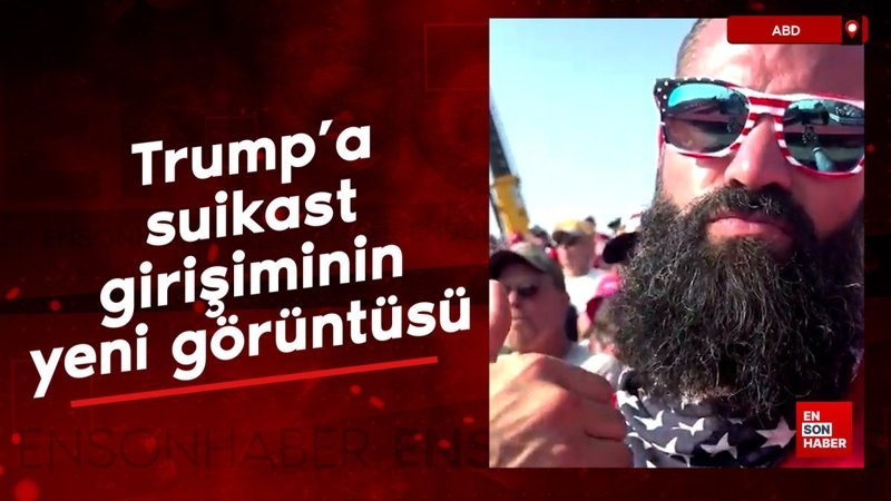 Donald Trump'a suikast girişiminin yeni görüntüsü