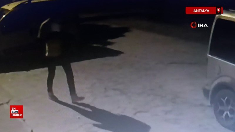 Antalya'da uyuşturucu krizine giren şahıs araba çaldı