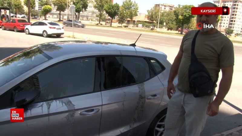 Kayseri'de memleketine gelen gurbetçi kabusu yaşadı