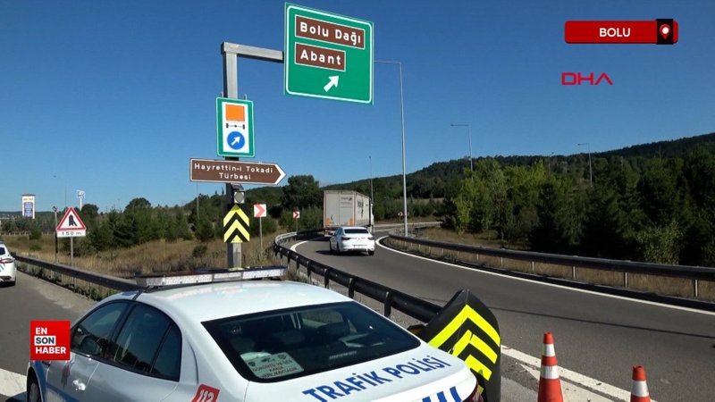Bolu Dağı Tüneli İstanbul yönü kapatıldı