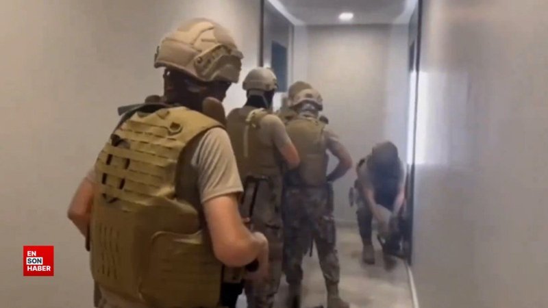 İstanbul'da KUYU operasyonu: Suç örgütü üyesi 15 kişi yakalandı