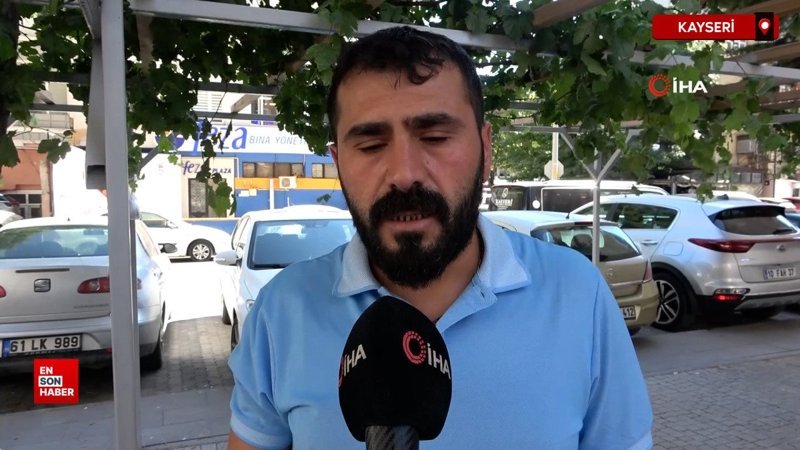 Kayseri'de varisten kurtulmak isterken neredeyse bacağından oluyordu