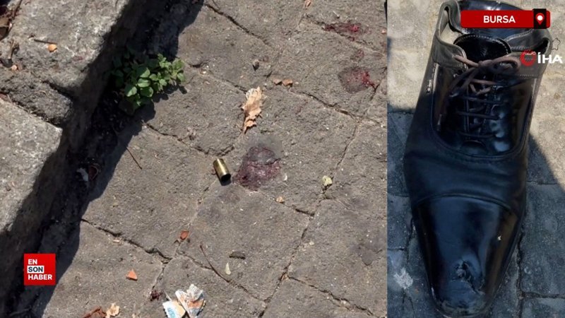 Bursa'da ayağına mermi isabet eden yaşlı adamı ayakkabısı kurtardı