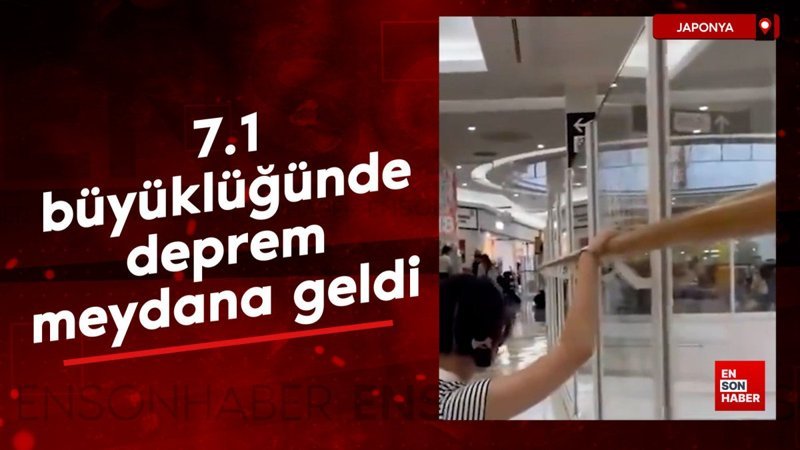 Japonya'da 7.1 büyüklüğünde deprem meydana geldi