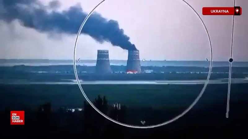 Ukrayna'daki Zaporijya Nükleer Santrali'nde yangın