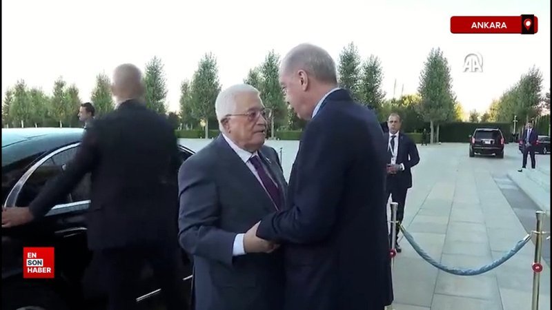 Cumhurbaşkanı Erdoğan ile Mahmud Abbas görüştü