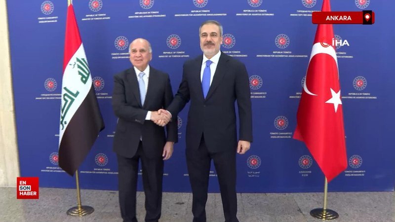 Bakan Fidan, Irak Dışişleri Bakanı Hüseyin ile bir araya geldi