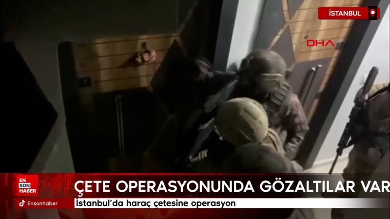 İstanbul'da haraç çetesine operasyon