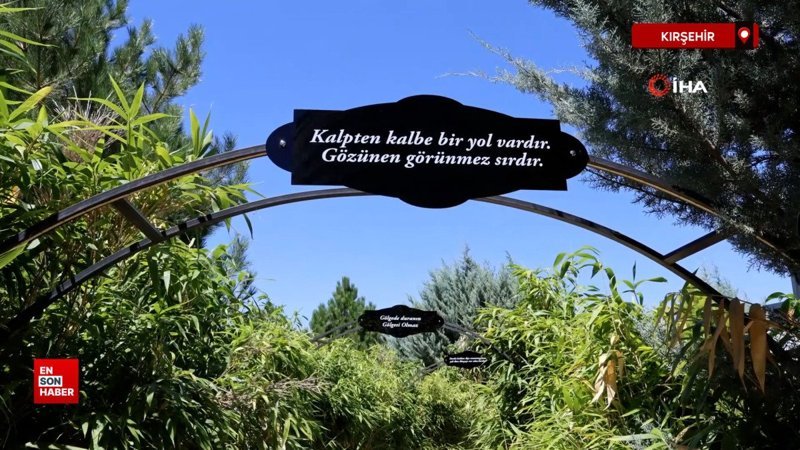 Kırşehir'de Neşet Ertaş bahçesi kurdu