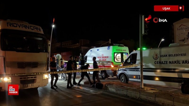 Uşak'ta tır ile çarpışan motosikletin sürücüsü öldü