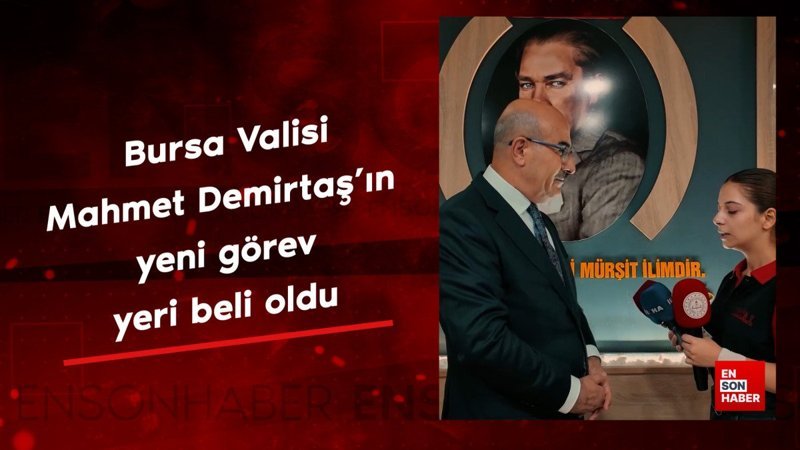 Emniyet Genel Müdürlüğüne Mahmut Demirtaş atandı