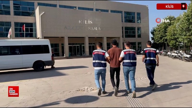 Kilis'te terör operasyonunda yakalanan zanlı tutuklandı