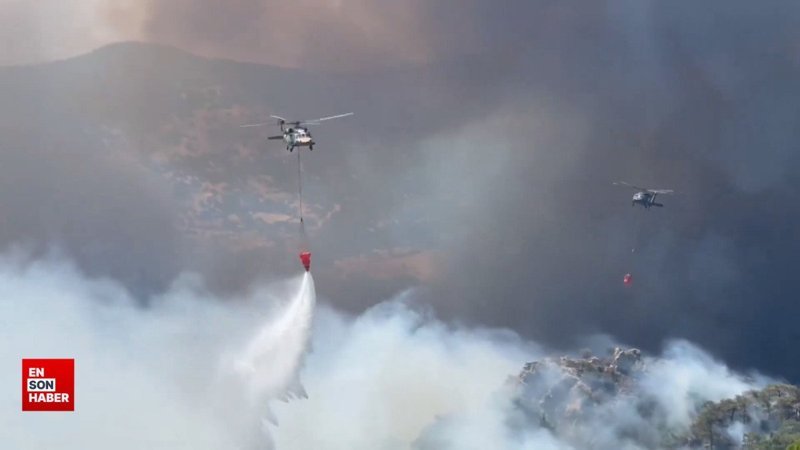 Hava araçları bu yıl çıkan yangınlara müdahale için 6 bin 887 saat uçuş yaptı