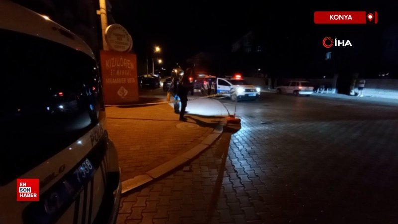 Konya'da sokak ortasında bıçaklı kavga: 2 yaralı